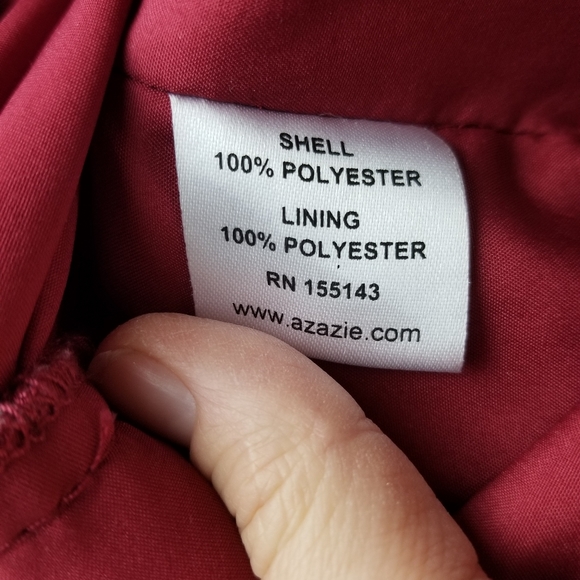 AZAZIE Violet Red Special Occasion Prom Formal Long Matte Flowing Maxi Dress XL - Picture 8 of 13